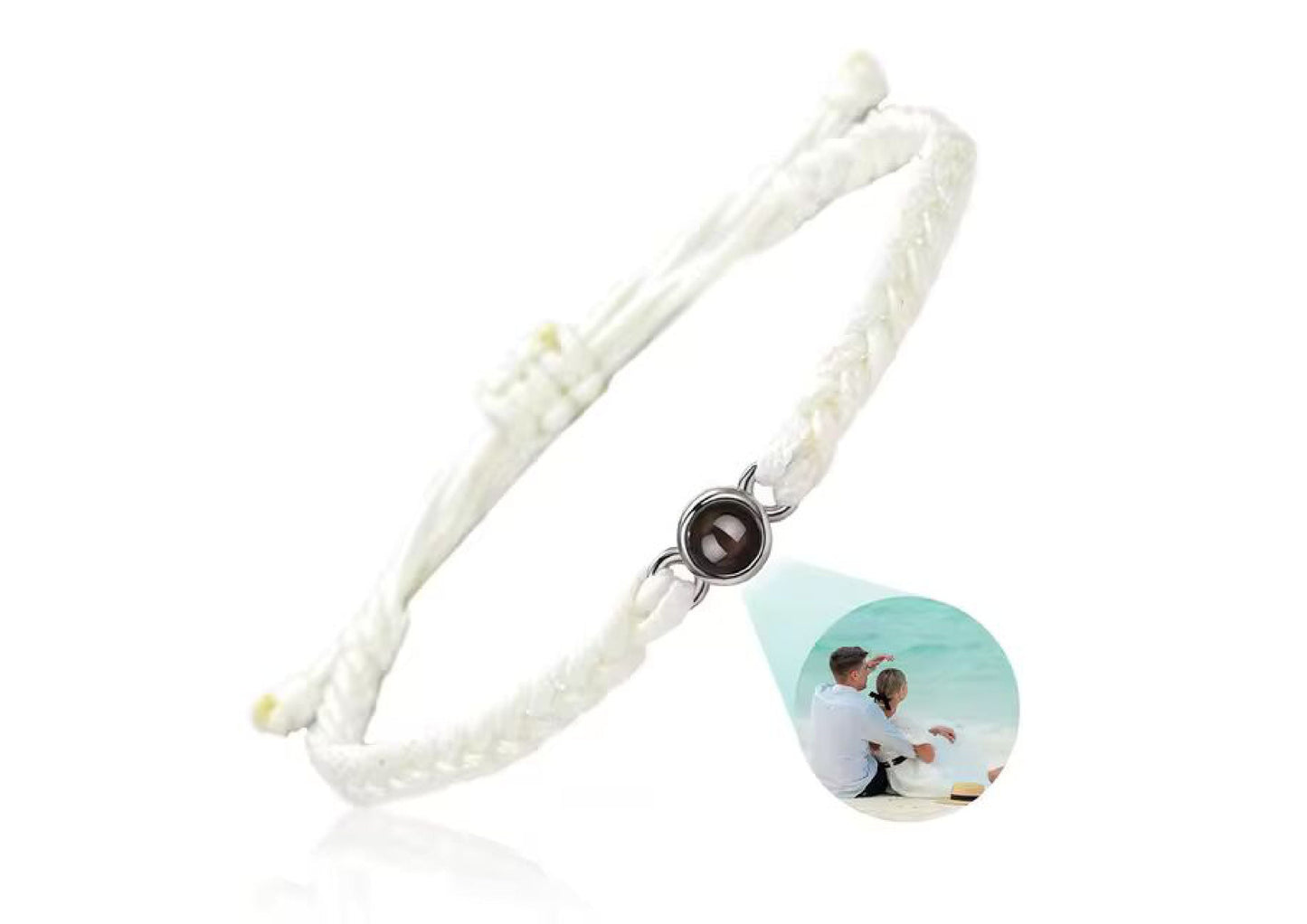 Personalized Circle Photo Bracelet