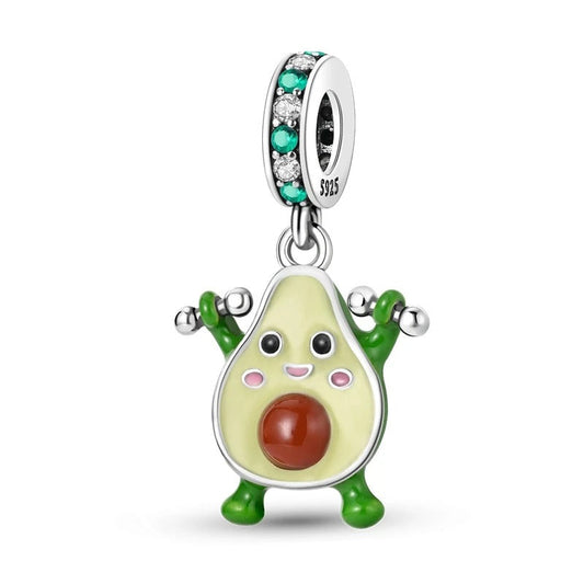 Happy Avocado Charm